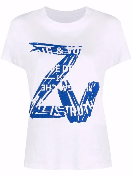 Zadig&Voltaire футболка Zoe ZV New Blason