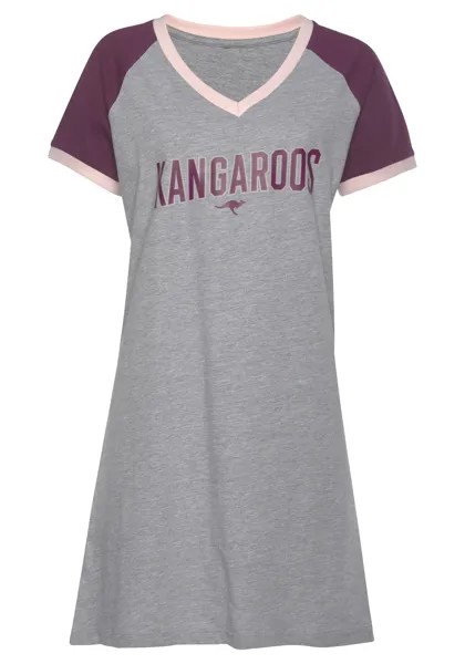 Футболка Kangaroos Big, цвет bordeaux-grau-meliert