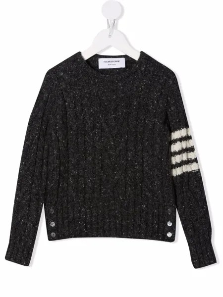 Thom Browne Kids джемпер с полосками 4-Bar