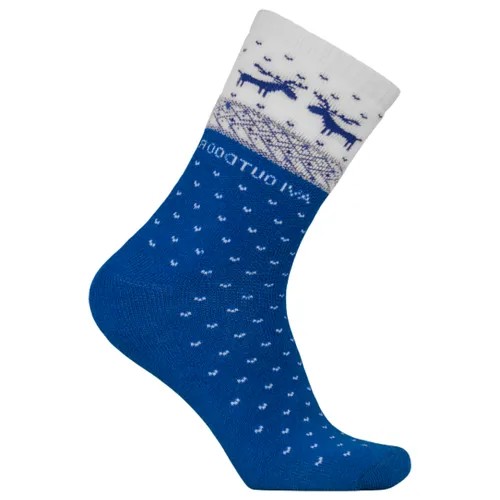 Носки NordKapp, размер 43-46, белый, голубой, синий