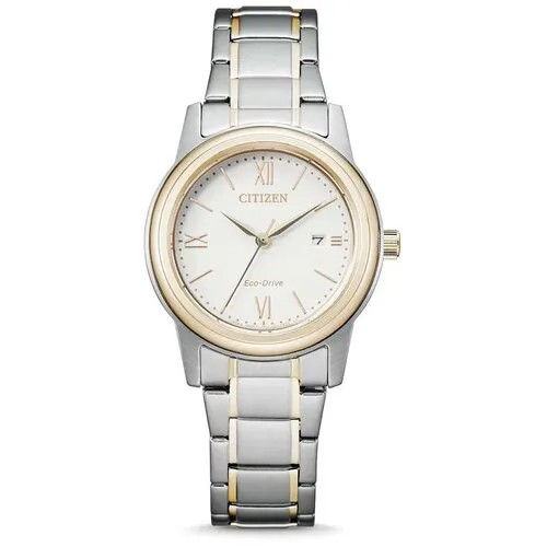 Наручные часы CITIZEN Eco-Drive Японские наручные часы Citizen FE1226-82A, бежевый