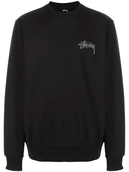 Stussy graphic-logo print sweatshirt