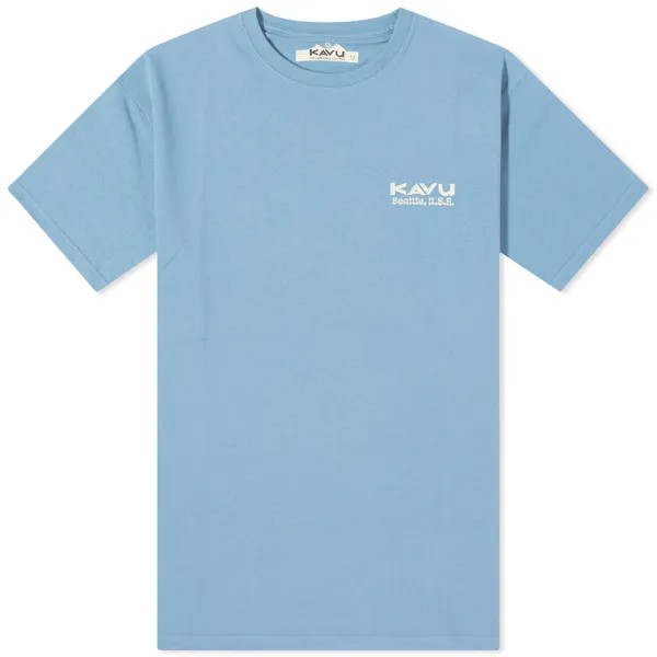 Футболка Kavu Botanical Society T-Shirt, цвет Coronet Blue