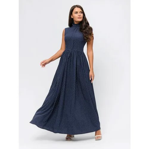 Платье 1001dress, размер 48, синий
