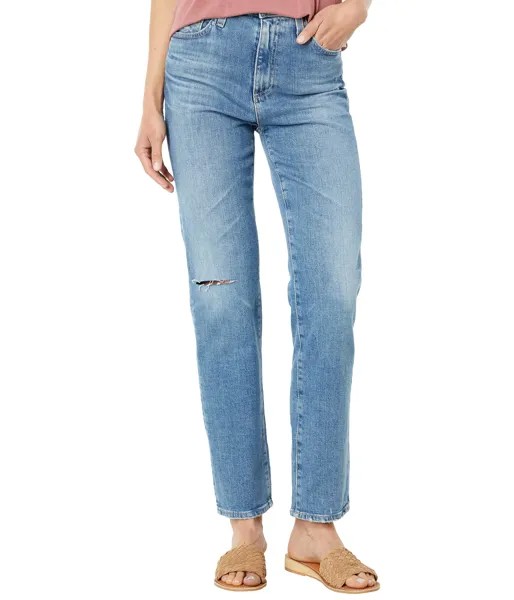 Джинсы AG Adriano Goldschmied, Phoebe High-Rise Vintage Taper Jeans in 13 Years Prodigy