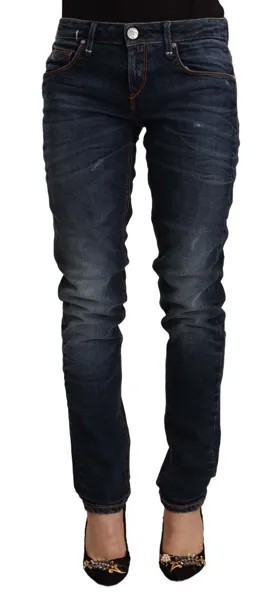 ACHT Jeans Синие хлопковые джинсовые брюки скинни со средней талией s. W26 Рекомендуемая розничная цена 300 долларов США