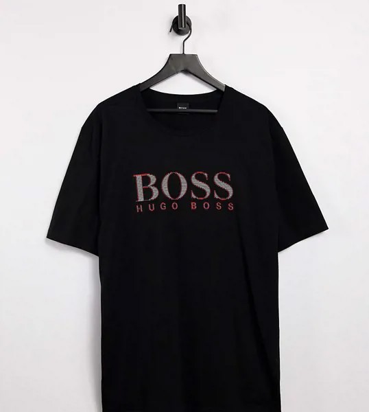 Черная футболка BOSS Athleisure 5-Черный цвет