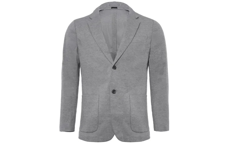 Деловой мужской костюм небесно-серый Uniqlo, серый