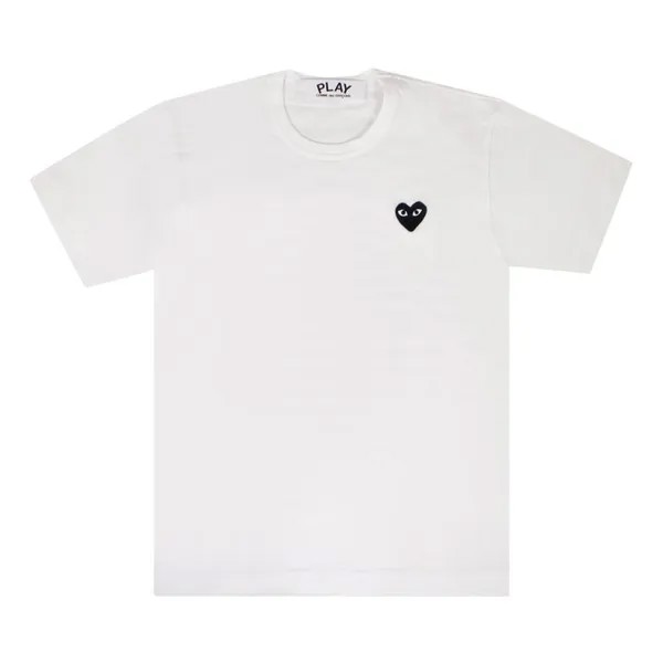 Футболка Comme des Garçons PLAY Heart T-Shirt 'White', белый