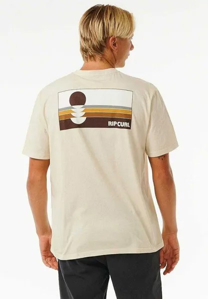 Футболка с принтом REVIVIAL PEAKING   Rip Curl, белый