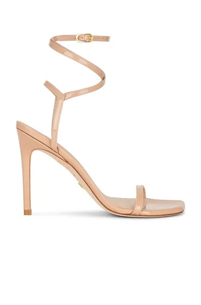 Сандалии Stuart Weitzman x REVOLVE Barelynudist 100, цвет Adobe