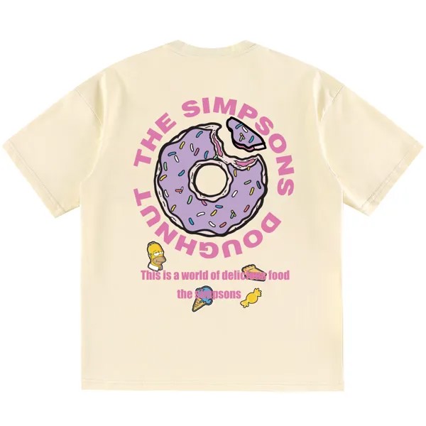 Футболка унисекс The Simpsons, розовый