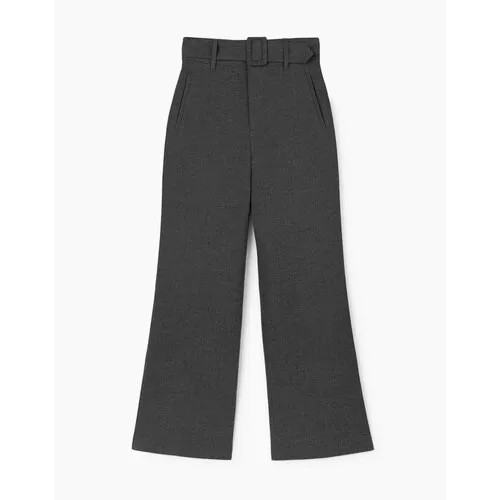 Брюки клеш Gloria Jeans GJ BLACK, размер 40/164, серый