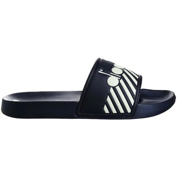 Serifos 90 barra мужские/белые шлепанцы Diadora, синий