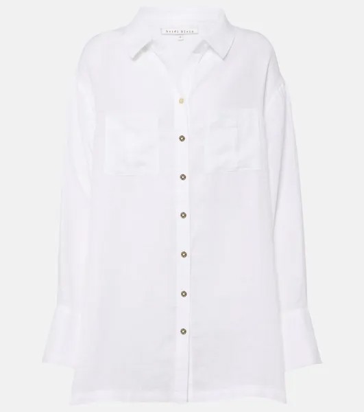 Льняная рубашка White Bay Heidi Klein, белый