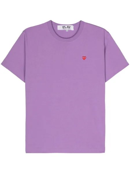 Comme Des Garçons Play футболка с логотипом, фиолетовый