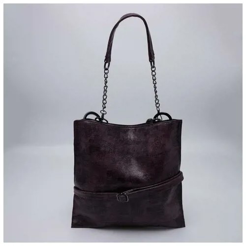 Сумка  торба Mikimarket, искусственная кожа, фиолетовый