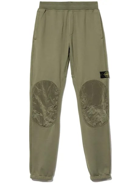 Stone Island Junior спортивные брюки с нашивкой-логотипом