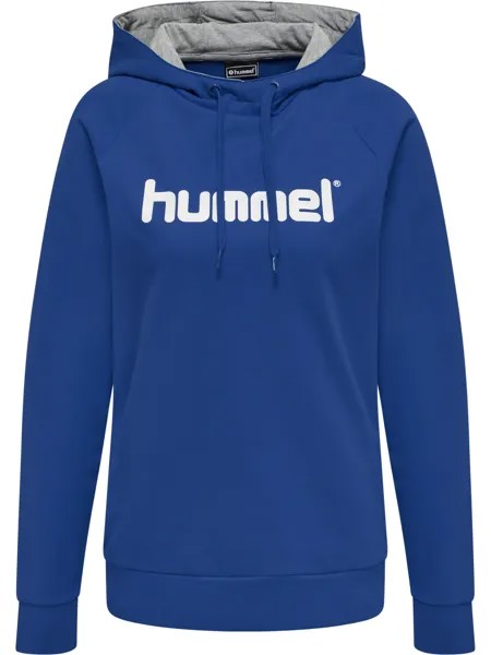 Толстовка Hummel Baumwoll Hoodie Hmlgo Cotton Logo Hoodie Woman, цвет TRUE BLUE