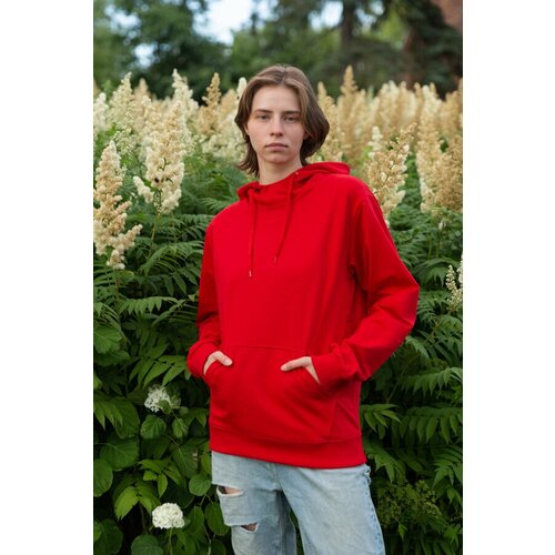 Худи Магазин Толстовок, размер 2XL-48-50-Woman-(Женский), красный