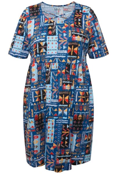 Футболка Ulla Popken Long, цвет jeansblau