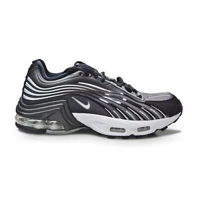 Кроссовки Nike Tuned 1 Air Max Plus II TN (GS) CT4383 001 для юниоров Черный Белый Дымчатый Серый