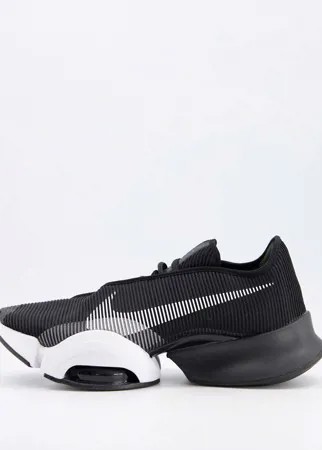Черно-белые кроссовки Nike Training Air Zoom SuperRep 2-Черный цвет
