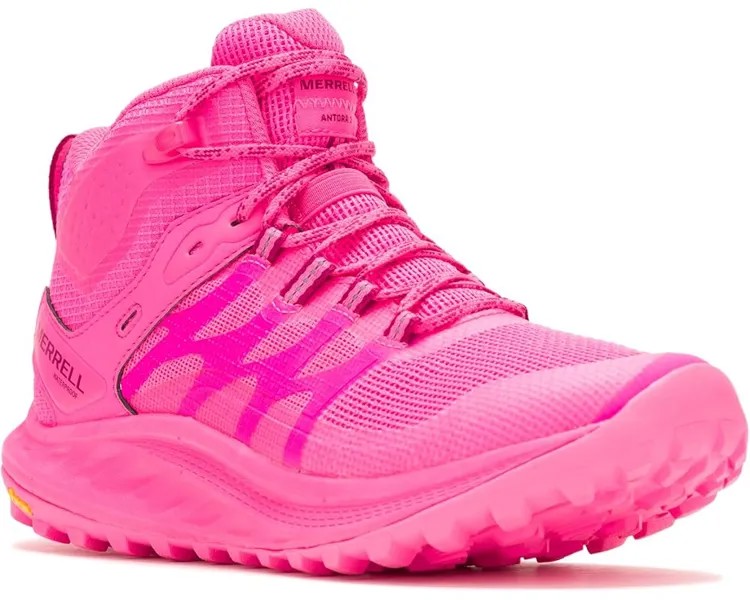 Кроссовки Merrell Antora 3 Mid Waterproof, цвет Knockout Pink