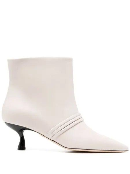 Malone Souliers кожаные ботильоны Lionne 45 мм, нейтральный цвет
