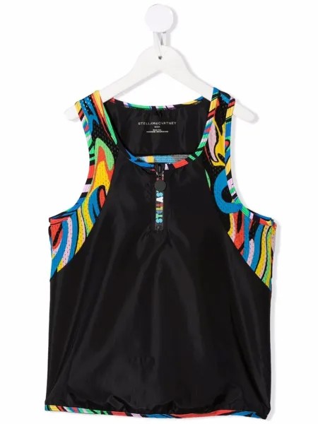 Stella McCartney Kids топ Marble Active