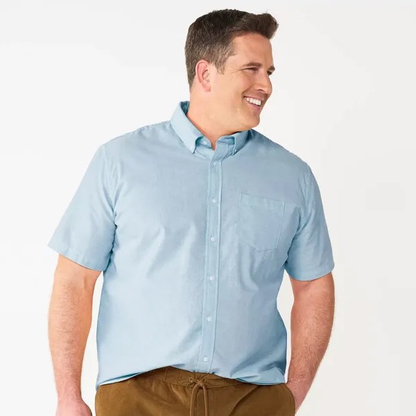 Рубашка на пуговицах из поплина Big & Tall Sonoma Goods For Life