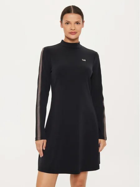 Дневное платье regular fit Ea7 Emporio Armani, черный