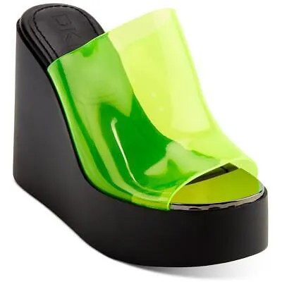 Женские сандалии на танкетке DKNY Pen Slip-On Comfort Wedges Platform Sandals BHFO 2465