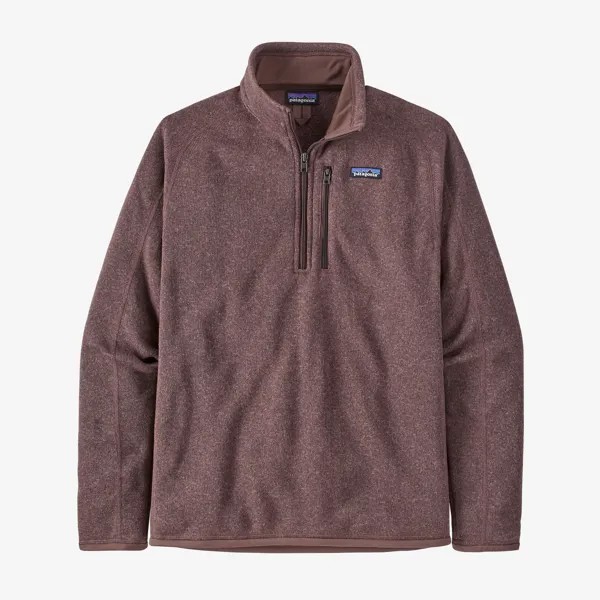 Мужской свитер Better из флиса с молнией 1/4 Patagonia, коричневый