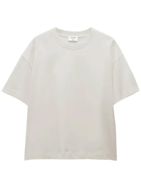 Футболка оверсайз из органического хлопка Filippa K, бежевый