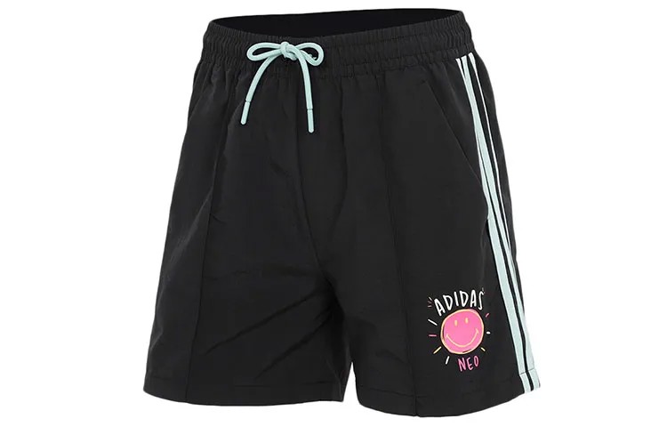 Повседневные шорты женские черные Adidas Neo