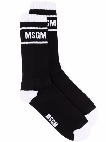 MSGM носки с логотипом