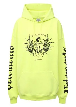 Хлопковое худи VETEMENTS