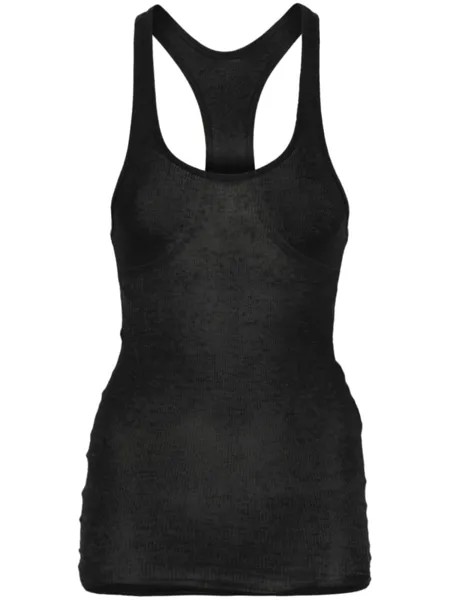 ISABEL MARANT топ Tenesy с вышитым логотипом, черный