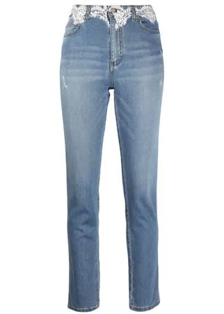 Ermanno Ermanno джинсы с кружевной аппликацией
