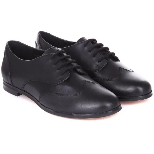 Женские оксфорды Clarks, черные