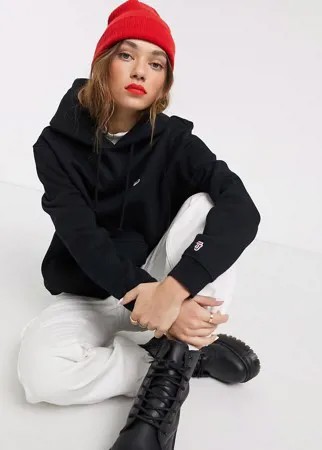 Классическое худи из органического хлопка Tommy Jeans-Черный