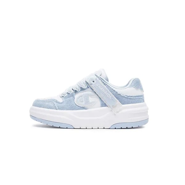Кроссовки Champion Skateboarding Shoes Women's Low-top Light Blue, голубой