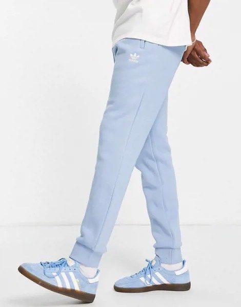 Светло-голубые джоггеры adidas Originals essentials-Голубой