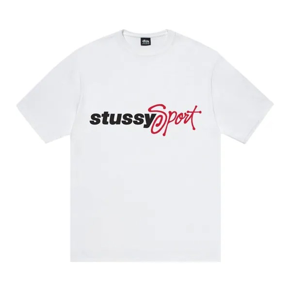 Футболка Stussy Sport Script Tee, белый