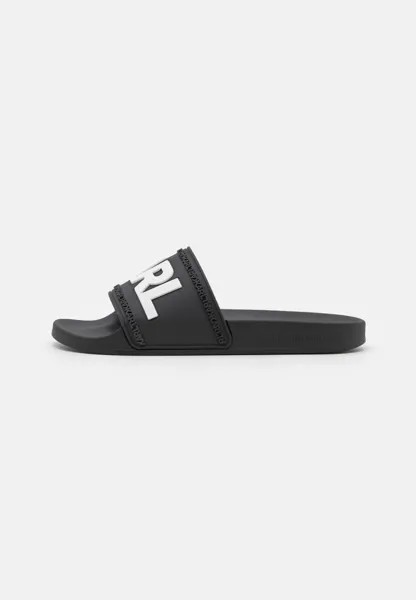 Шлепанцы KONDO LOGO SLIDE KARL LAGERFELD, цвет black