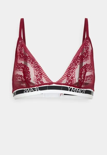 Треугольный бюстгальтер Unlined Tommy Hilfiger, темно-красный