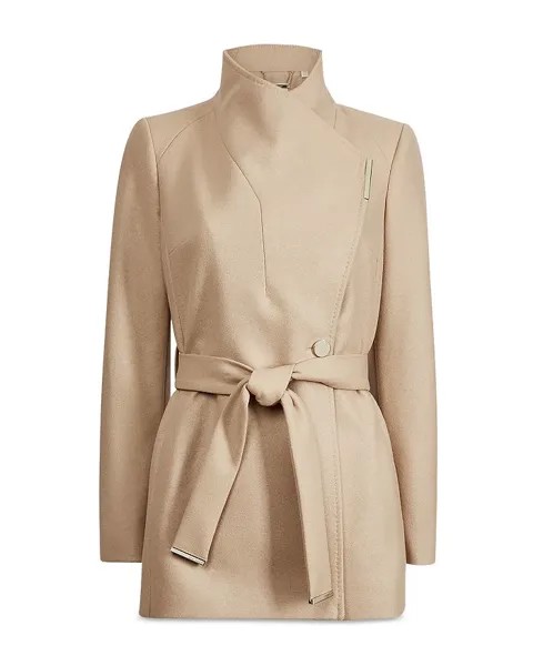 Пальто с запахом и поясом Ted Baker