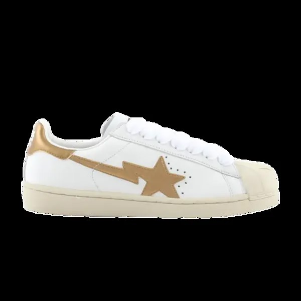 Кроссовки BAPE Bapesta FS-004 Low 'White Gold', белый