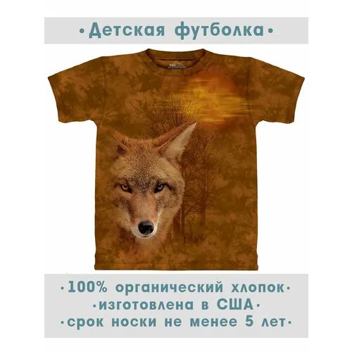 Футболка The Mountain, размер S-Y, коричневый